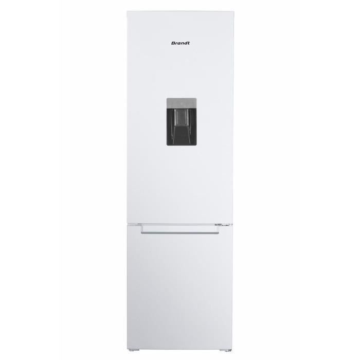Réfrigérateur combiné BRANDT - BFC8027WD + 2 Portes + 260 L + l60 x L58 ...