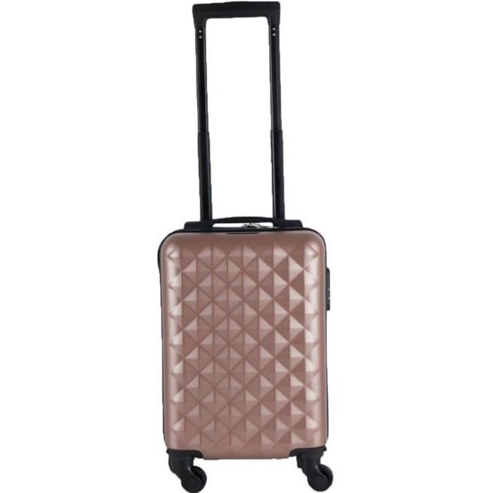 Valise Cabine Très Petite Taille - 16 Pouces Rose - 42x29x19cm Bagages à  Main - Conforme aux réglementation des compagnies Low-Cost