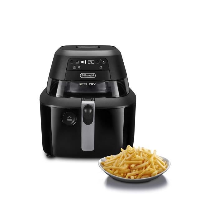 Friteuse Electrique sans huile Delonghi FH2394 - Capacité : 1,5kg - 1400W - Cuve anti-adhérente