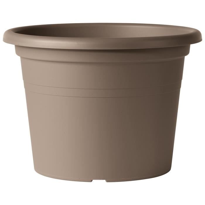 DEROMA Pot de fleurs rond Day R camel Coloris 60cm