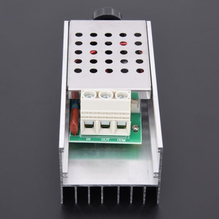 Régulateur De Tension AC 220V 10000W - SCR Thermostat Vitesse Gradation