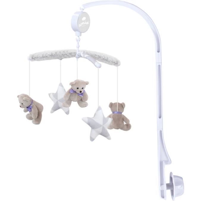 Domiva Mobile Musical Little Bear Arche En Pvc Melodie La Vie En Rose Gris 34 X 65 Cm Cdiscount Puericulture Eveil Bebe