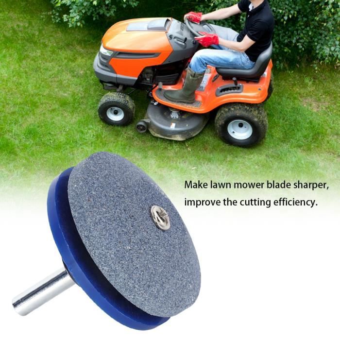 Affûteuse De Lame Pour Tondeuse à Gazon - Compatible Perceuse électrique - Rouge - Installation Facile Sans Démontage