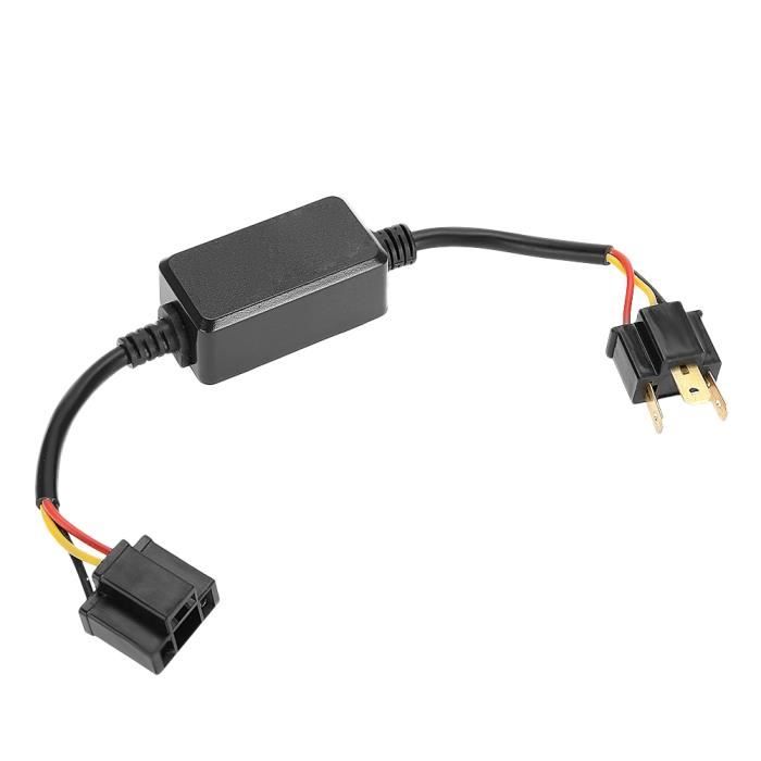 Lot De 2 Décodeurs Canbus LED Pour Phares H1/H3/H7 - 6.5W - Évite Les Clignotements