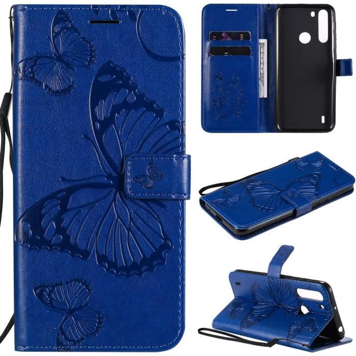Étui Flip En Liège Pour Motorola One Zoom - Housse De Protection Originale Avec Fermeture - Neuf
