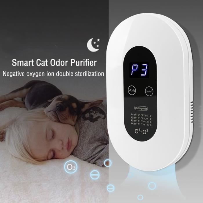 Comparer les prix de LAMPE A POSER Purificateur intelligent d'odeurs de chat pour chats désodorisant de bac à litière supporter ficateur d'air de