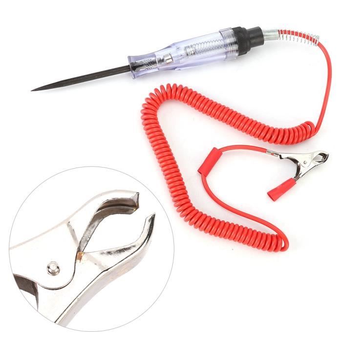 Aukson Testeur De Circuit Électrique 6-24V – Sonde De Puissance Pro Avec Câble 4,5 M, Outil Diagnostic Auto Ultra Fiable
