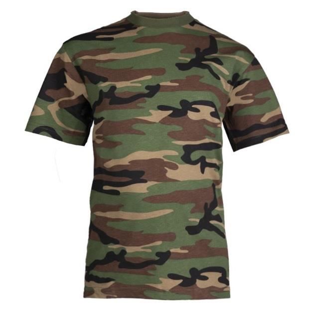 Enfants Garçons Armée Britannique Camouflage T Shirt militaire soldat à manches courtes PSG Coton
