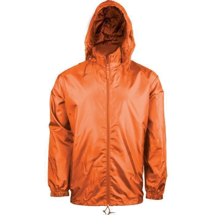 Coupe-Vent Kariban - Orange - Multisport - Mixte - Capuche - Poches zippées - K-WAY® Coupe-Vent Kariban - Orange - Multisport - Mixte - Capuche - Poches zippées - K-WAY®
