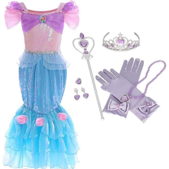 Déguisement Raiponce Robe pour enfants - FINDPITAYA - Violet - Fille -  Manches Longues - Costume Cosplay - Cdiscount Jeux - Jouets