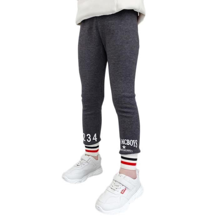 Pantalon Polaire Chaud Hiver Fille Élastique Doublure en Fourrure Souple  Confortable Stretch Pantalon Sport Épais,Gris Gris - Cdiscount Prêt-à-Porter