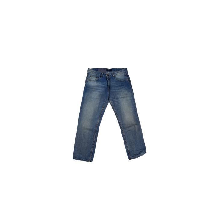 kaporal - jean pantacourt - bleu - 25 - bleu - jeans