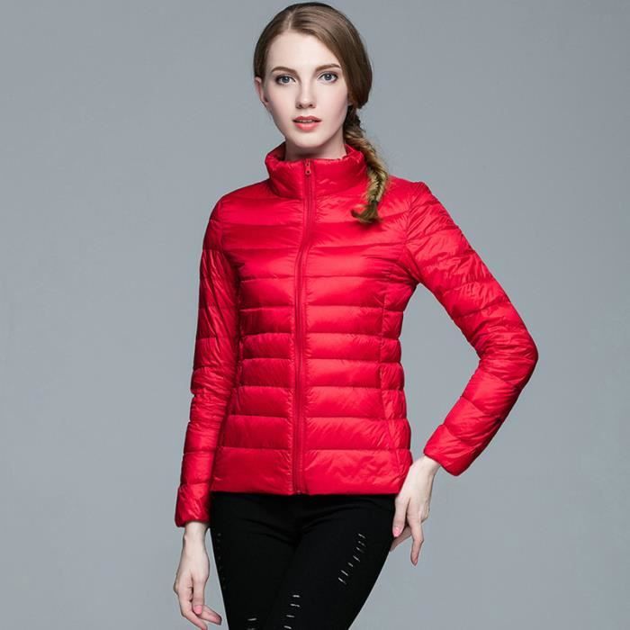 Doudoune legere femme rouge hotsell