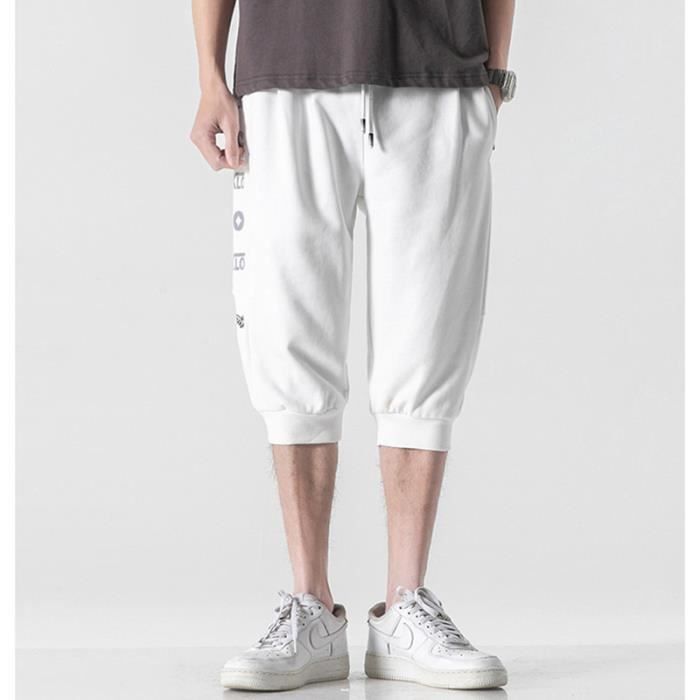 Pantacourt (Bermuda) Homme Blanc - Taille M - Marque Jett Tradition - Occasion Très Bon État