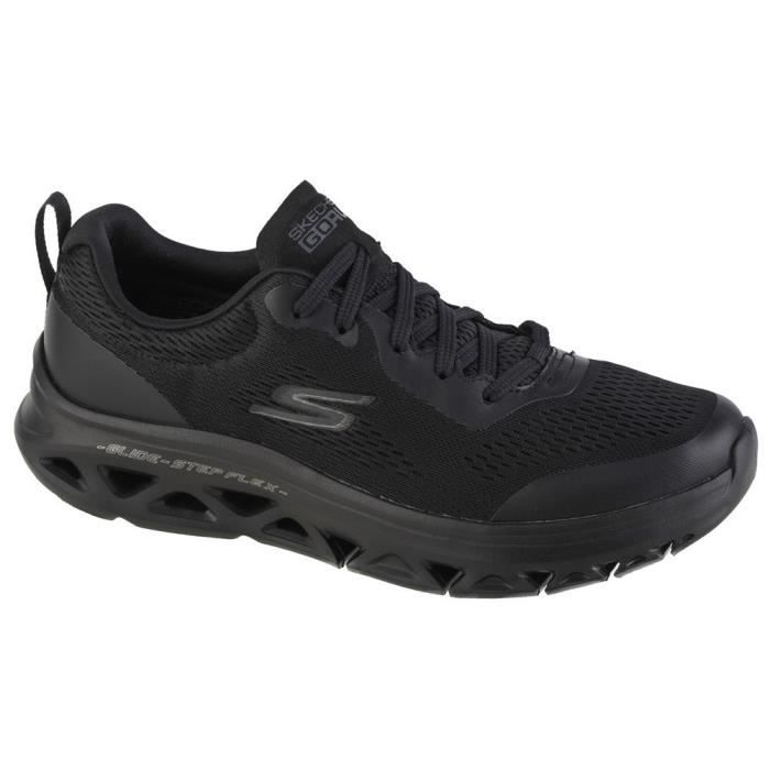 chaussures de running - skechers - go run glidestep flex - noir - homme/adulte - drop 7mm