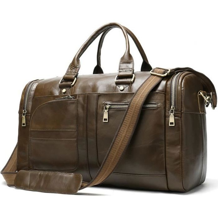 sac en cuir voyage homme