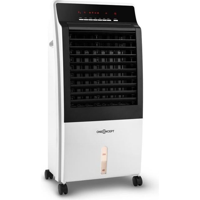Rafraîchisseur dair - OneConcept - Ventilateur humidificateur - Purificateur dair - Blanc - Oneconcept