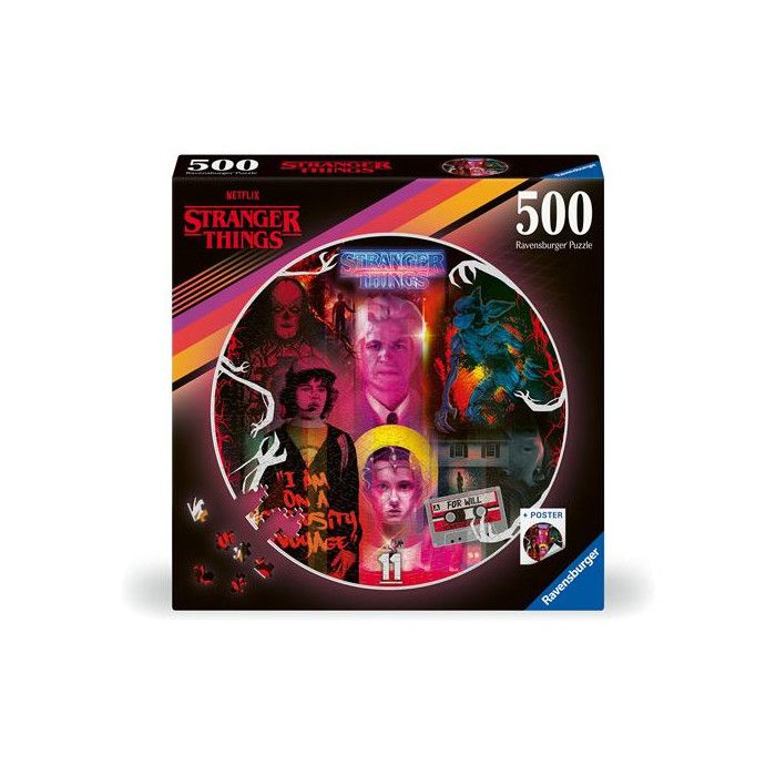 Puzzle rond 500 pièces Phénomènes surnaturels / Stranger Things Ravensburger France - vue 10