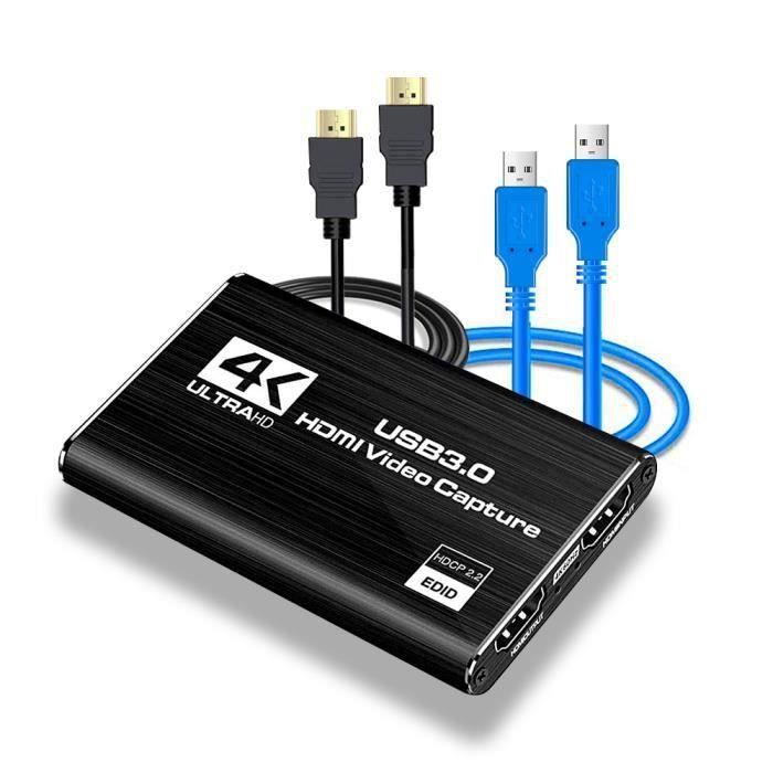 Boîtier d'acquisition vidéo 4K HDMI ROGUCI® - Carte de Capture USB