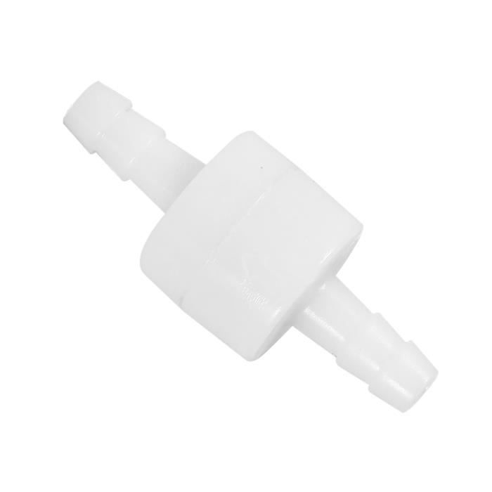 Clapet Anti-retour En Ligne 1 Voie ZJCHAO - Blanc - Plastique - Synthétique - Pression Maximale