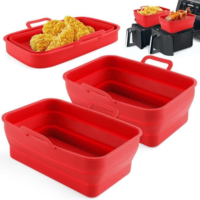 Lot De 10 Doublures Pour Friteuse À Air Comprimé Ninja Dual Af300Uk