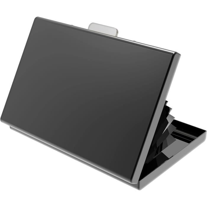 Porte-Cartes Femme Aluminium Anti-RFID Libellule – Blocage 13.56MHz & 125KHz | Grande Capacité Ultra-Fine