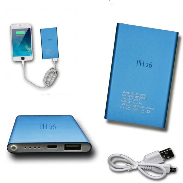 Batterie Externe Sanho Hyperjuice Pearl 3000 MAh - Argent - Neuf - Avec Miroir Et Lampe LED