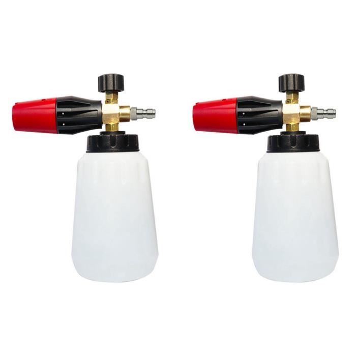 Kit De Buses Pour Lave-mousse à Neige - Compatible 1/4 - Avec Pistolet Et Réservoir De 1L - Neuf