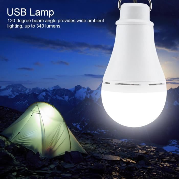 Sonew ampoule USB Ampoule LED USB portative extérieure Dimmable Night