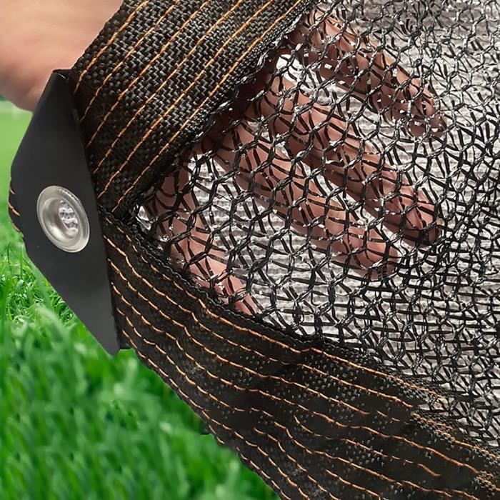 Filet D'ombrage 2x3m - Protection Solaire Pour Terrasse, Jardin Et Poulailler - Voile Anti-UV Résistant