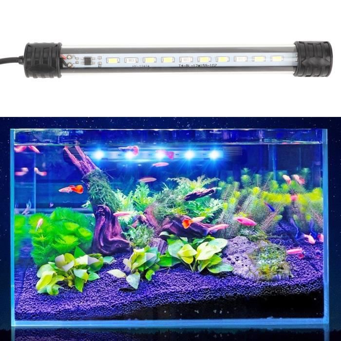 SURENHAP Lumière d’aquarium de LED Lumière LED d'aquarium haute luminosité animalerie eclairage ZY 15A interrupteur