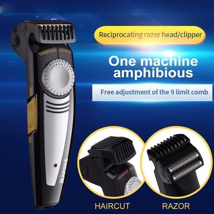 Tondeuse Braun Pour Barbe Et Cheveux – 39 Réglages De Longueur, Couleur Noir Et Gris, Précise Et Fiable