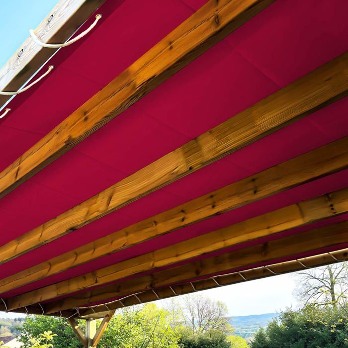 Imperatoris - Pergola 3 x 4 m - Pergola Metaal met 4 Jaloezieën