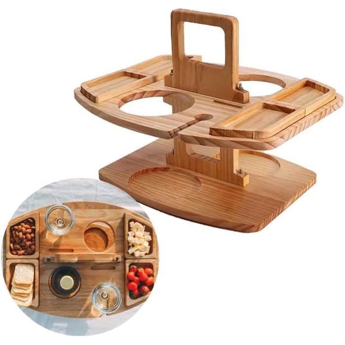 Table De Pique-nique Pliante Avec Organisateur Et Filet - Support Pour Barbecue Et Frigo - NEUF