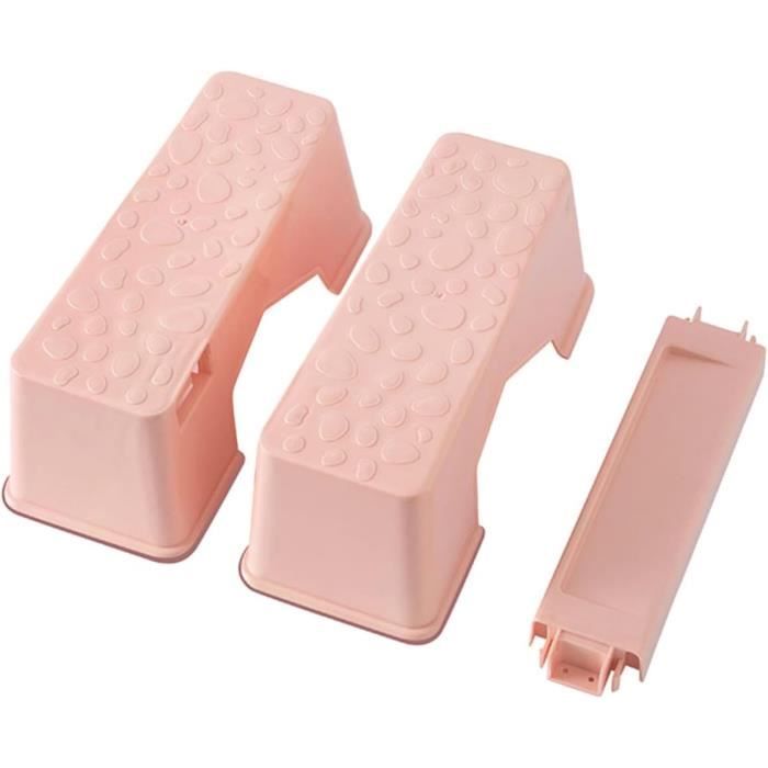 Tabouret de Toilette réglable en Hauteur, Tabouret Adulte pour Salle de Bain Tabouret Squat à