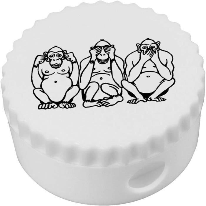 Lot De 3 Taille-crayons En Forme De Hamburger - Compact (6x3,7 Cm) - Lame Efficace - Nettoyage Facile
