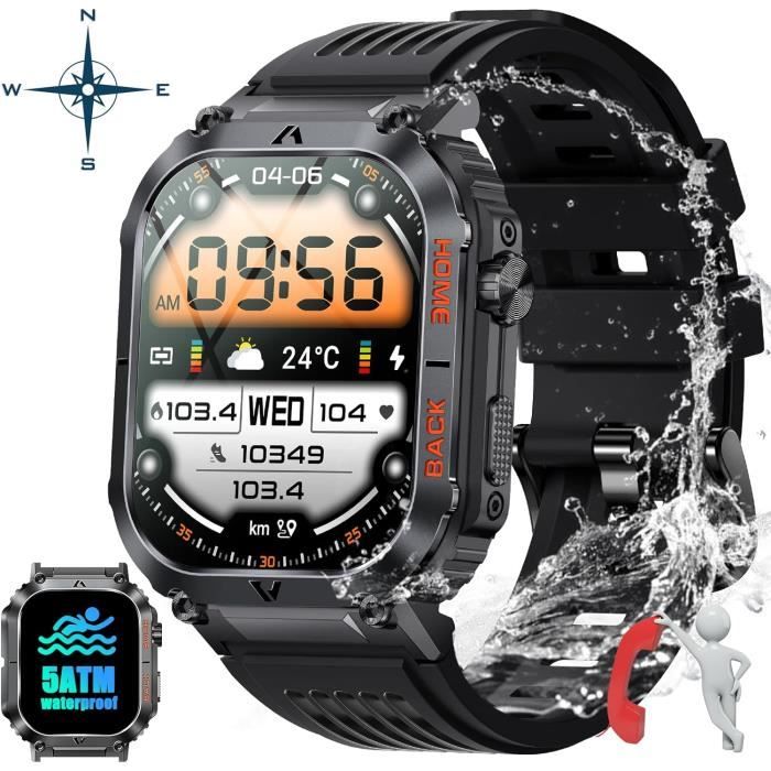 Montre Connectée Homme Femmes Bracelet Avec Appel Bluetooth Smart Watch