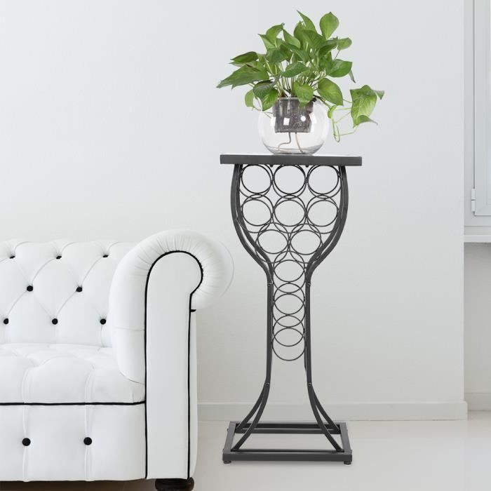 Meuble Range Bouteilles En Métal Et Bois - VOUGEOT