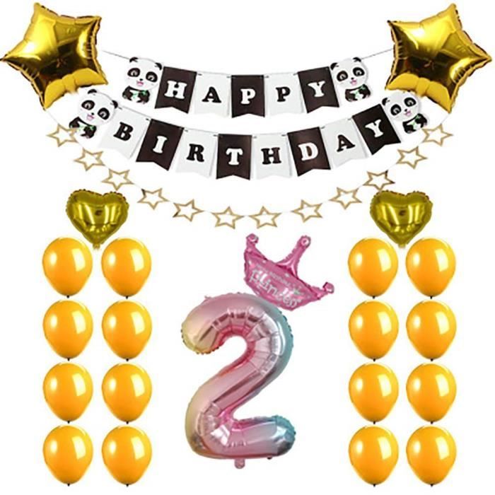 Bebe Ballon Couronne Numerique Gonflable 3d Ballons Aluminium D Or Decoration Anniversaire Fille Deco Decoration Pour Access M1581 Cdiscount Maison