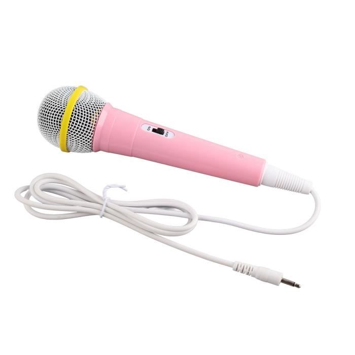 Jouets pour enfants Microphone sans fil Microphone karaoké portable pour enfants