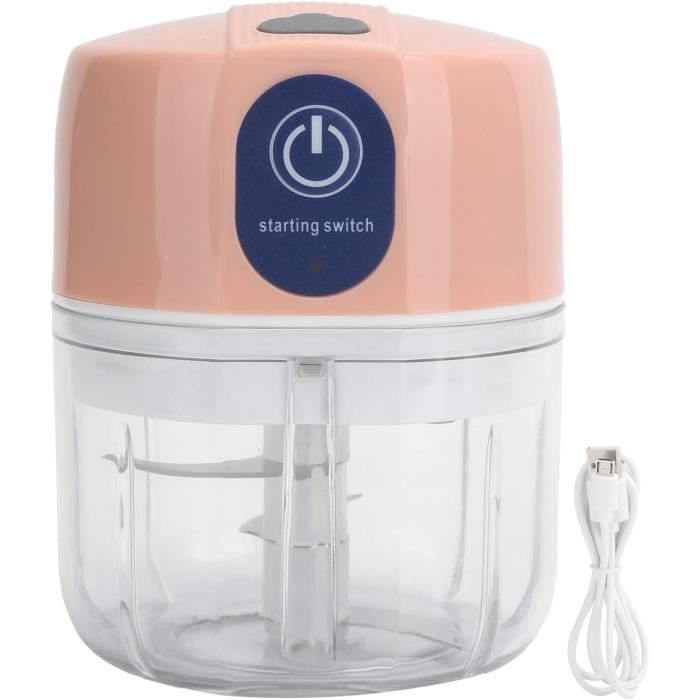 Hachoir Électrique Tiardey 250ML - USB, Sans Fil, Pour Ail, Légumes, Noix