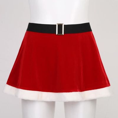 Femme Mini Jupe Noel Fausse Fourrure Costume Mere Noel Deguisement Jupe S XL Rouge Cdiscount Jeux Jouets
