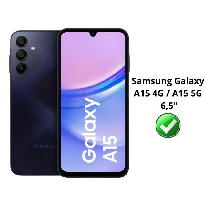 Pour Samsung Galaxy A15 4G/5G NORTHJO A ++ Protecteur d'écran Film de verre  trempé