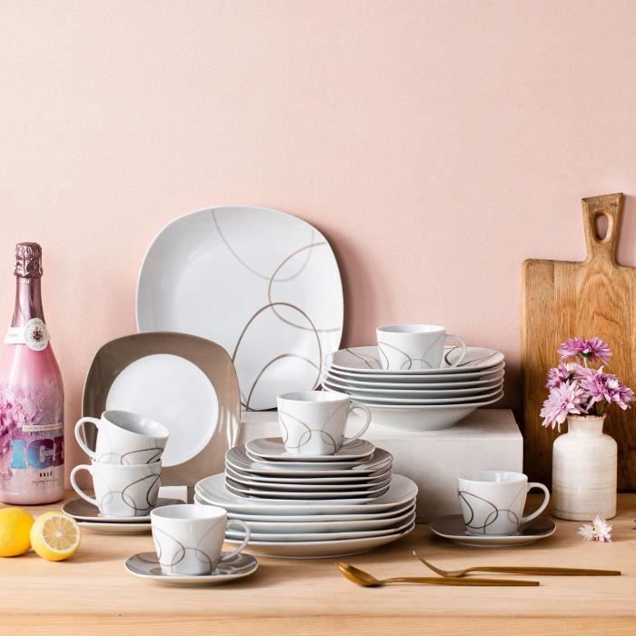 Servicio de mesa es porcelaine assiette