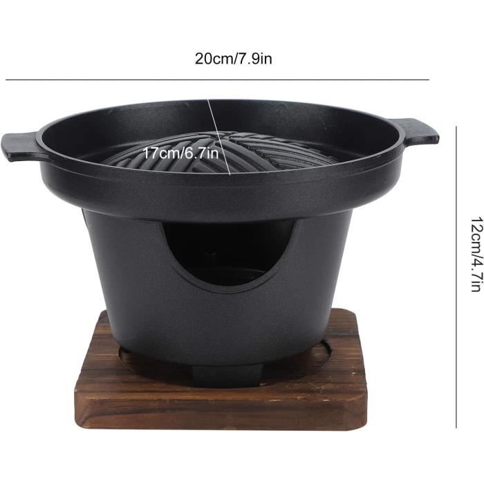 Barbecue Portable Mapa Grill - Charbon De Bois Sans Fumée - 35 Cm - Idéal Bateau/Camping