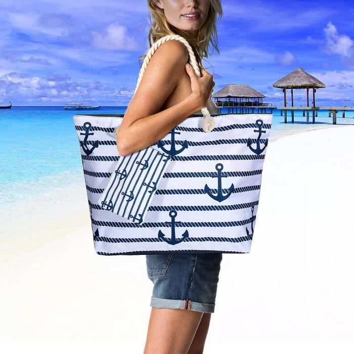 Sac de plage grande taille on sale