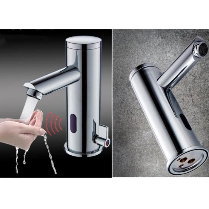 Robinet Mural Auto-fermant Chromé – économique Et Facile à Installer – 1 An De Garantie