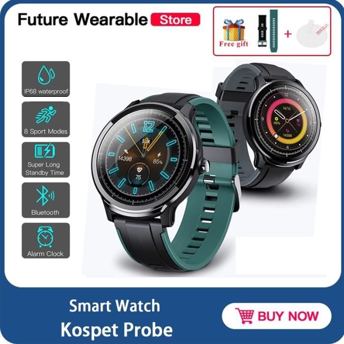 Montre connect e Kospet sonde Smartwatch hommes SN80 Y 1.3 plein