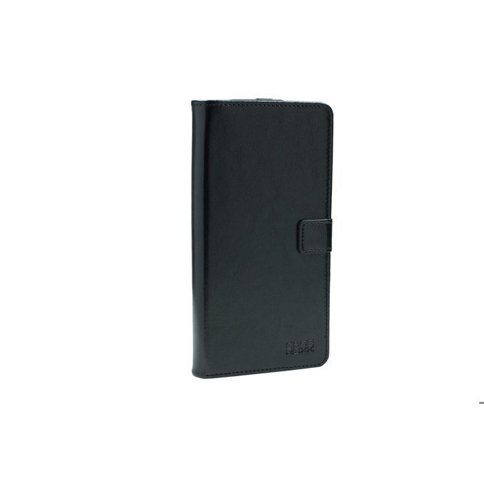 Pochette Rabat Coque Flip Case éco-cuir Noir - Étui Vertical Portefeuille Pour Téléphone