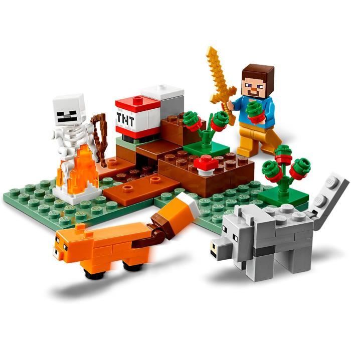 LEGO Minecraft 21178 - Le Refuge du Renard, Jouet de Construction Maison,  Enfants dès 8 ans pas cher 